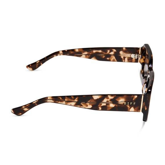 Diff Eyewear Brown Tortoise Sunglasses